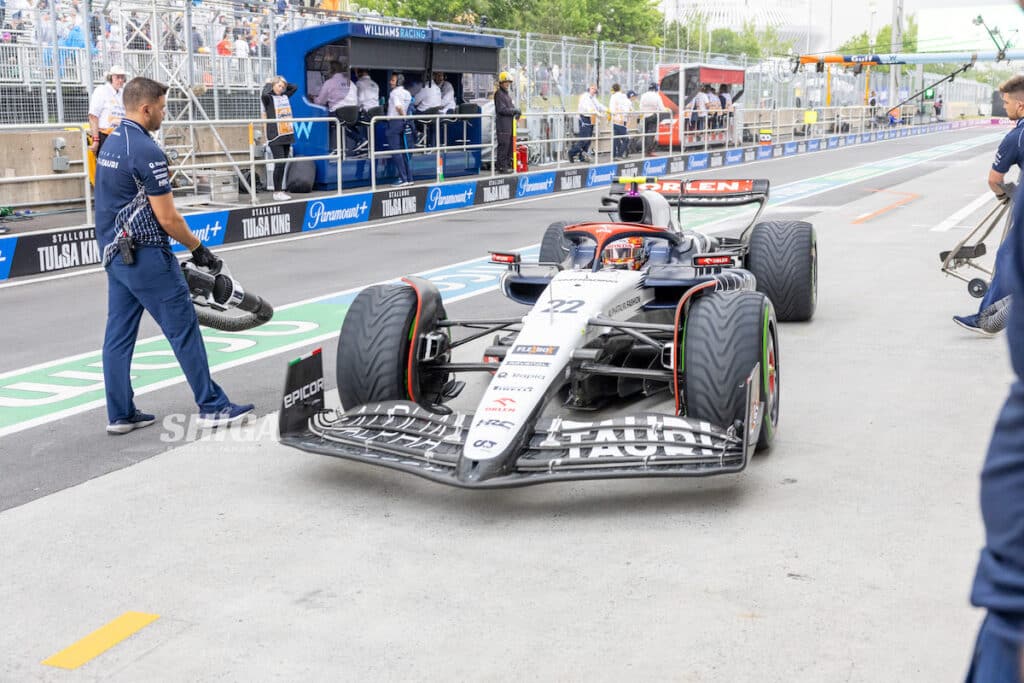 Yuki Tsunoda Car Canada GP