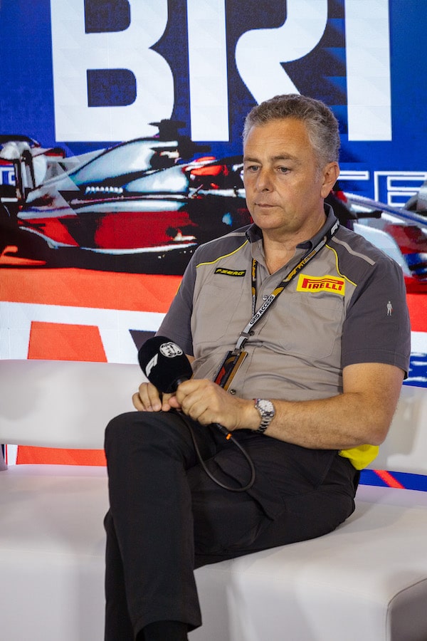 Pirelli Mario Isola Silverstone