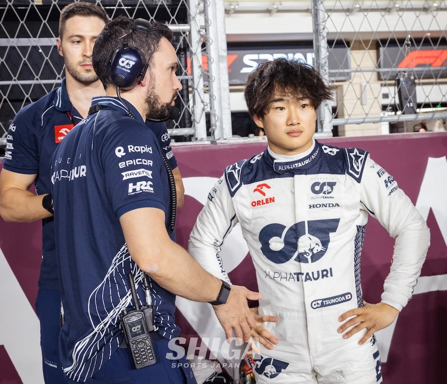 Yuki Tsunoda grid Qatar GP