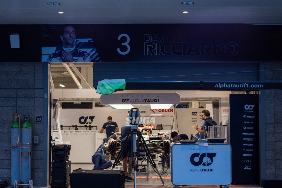 Daniel Ricciardo garage in Las Vegas