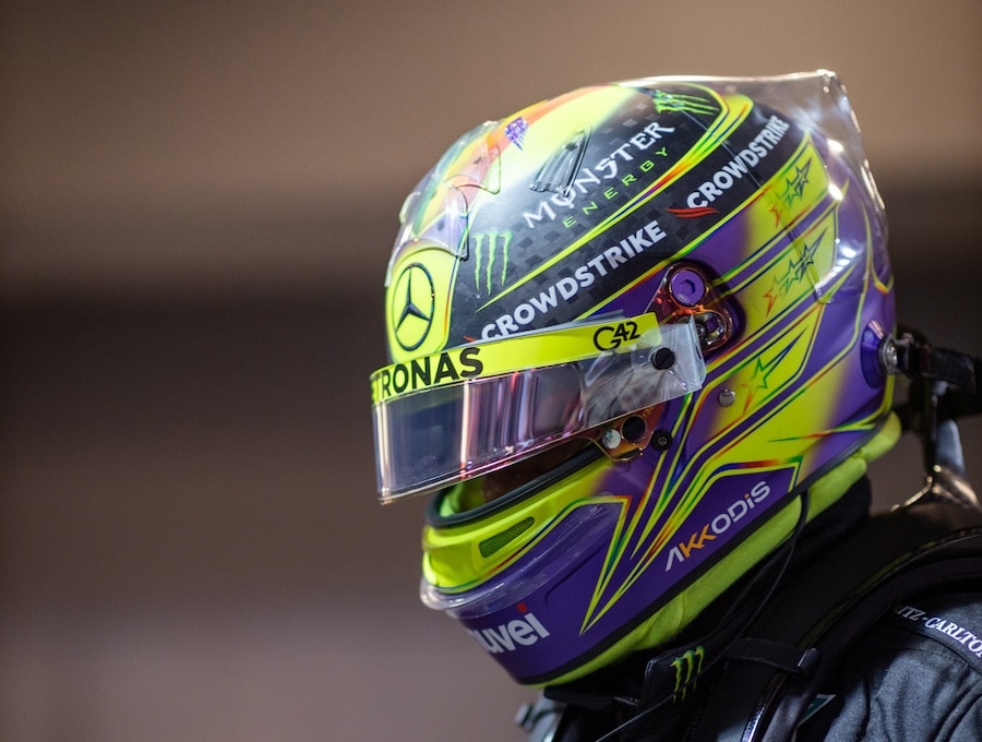 Lewis Hamilton helmet