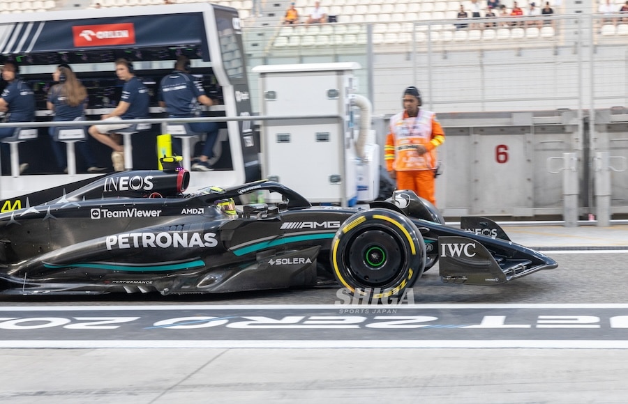 Lewis Hamilton Car 44 Abu Dhabi