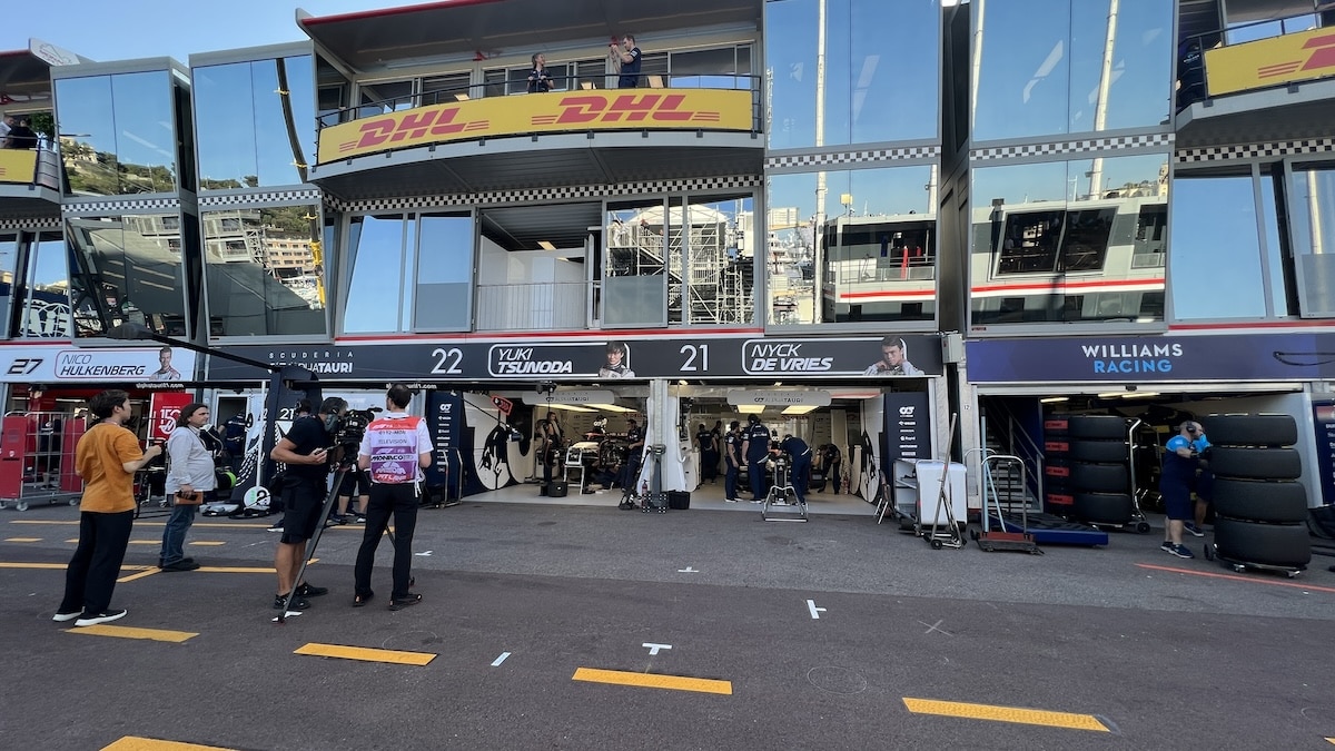 Monaco paddock