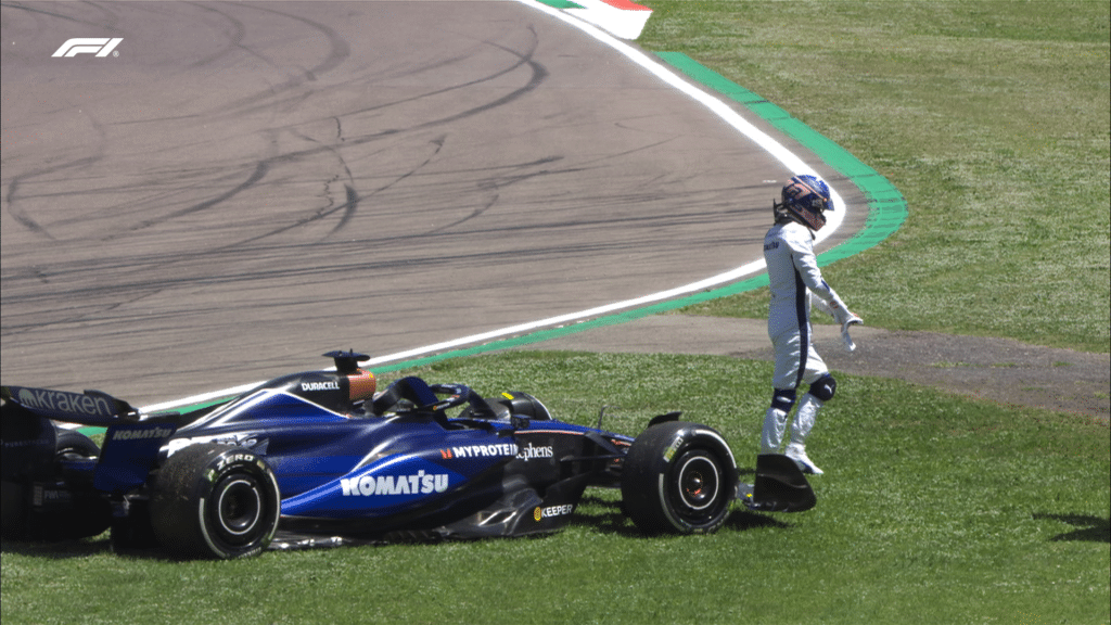 emilia romagna gp fp1 williams alex albon 