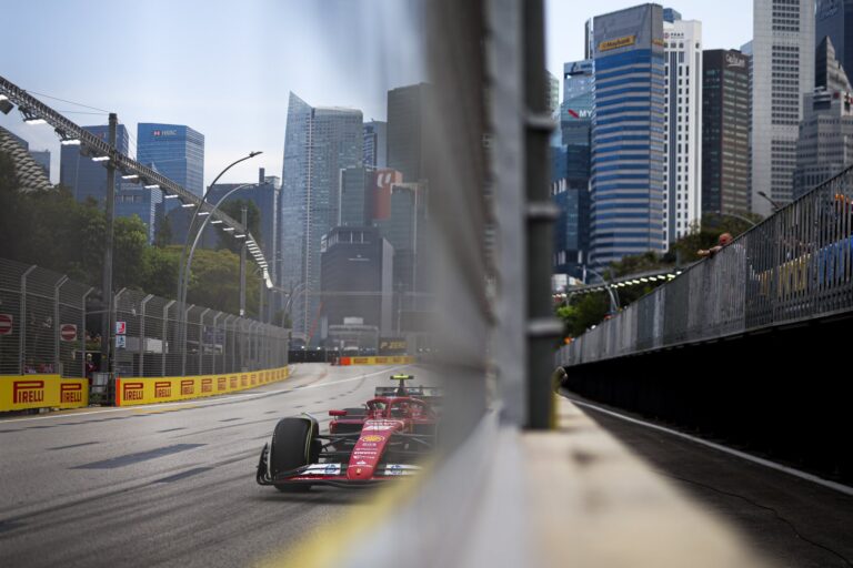 【シンガポールGP FP1】ルクレールがトップ