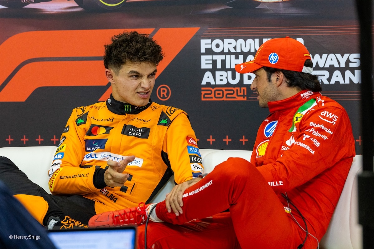 Lando Norris Carlos Sainz Qatar