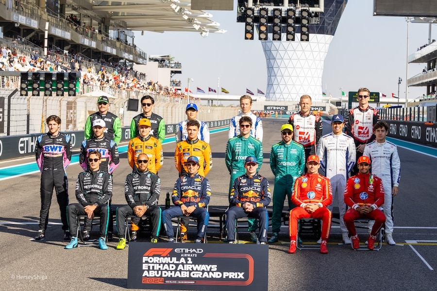 F1 Group photo  of 2024.