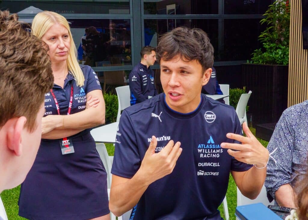 alexander albon australia