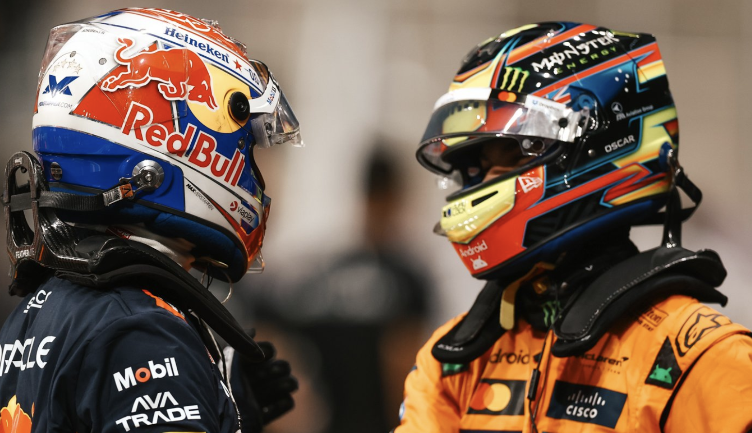 マックス・フェルスタッペン(左)とオスカー・ピアストリ(右)