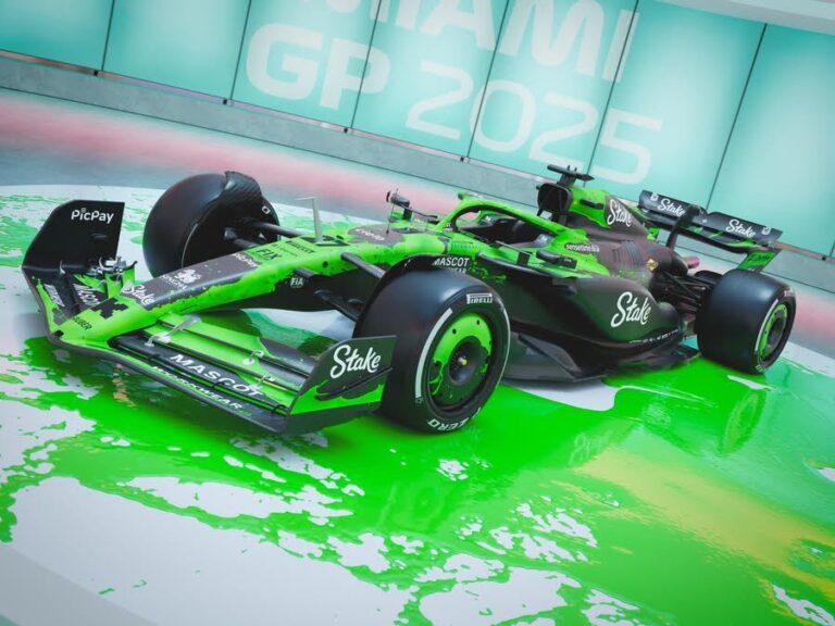 キック・ザウバー、マイアミGP特別カラーリングを披露
