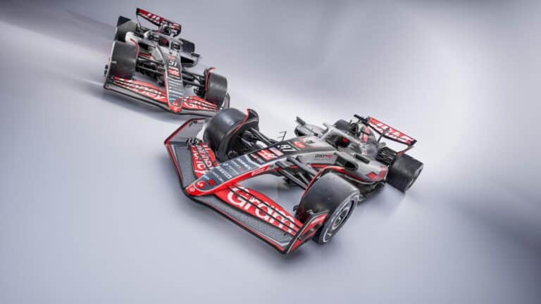 ハース、200戦目となるカナダGPの特別カラーリングを披露