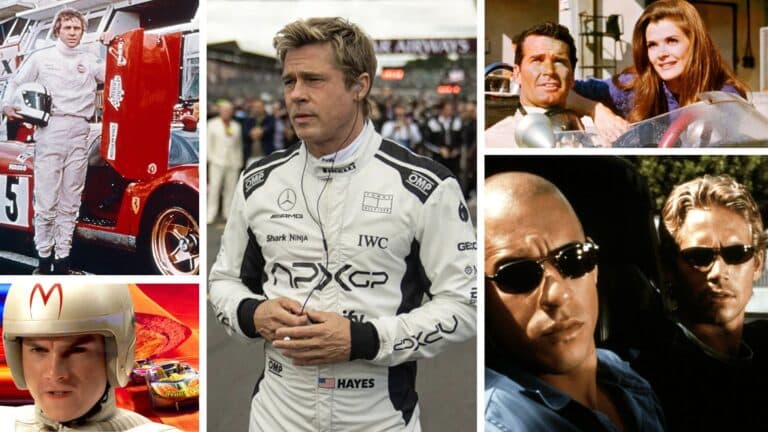 『栄光のル・マン』『F1／エフワン』『グラン・プリ』『ワイルド・スピード』『スピード・レーサー』FILMSNATIONAL GENERAL/PHOTOFEST,SCOTT GARFIELD/COURTESY WARNER BROS. PICTURES/APPLE ORIGINAL,MGM/PHOTOFEST,EVERETT COLLECTION, WARNER BROS./PHOTOFEST
