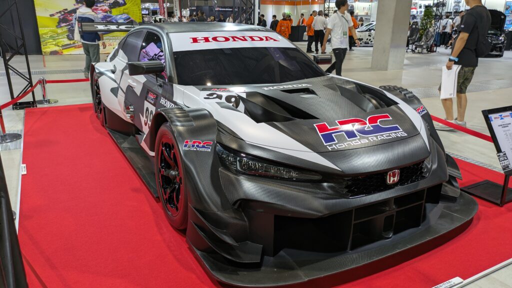 Honda Racingの展示