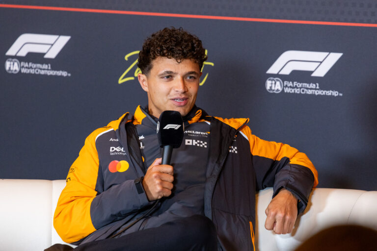 【オランダGP】フリー走行1回目結果― ノリスがトップ、角田は16番手