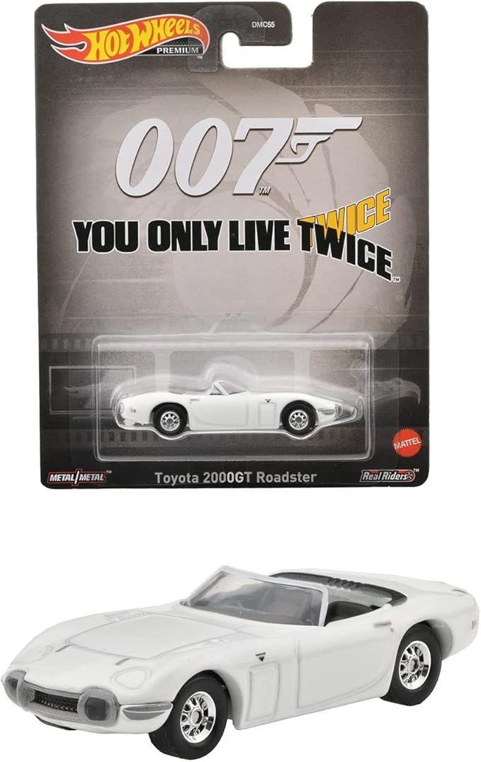 ホットウィール(Hot Wheels) レトロエンターテイメント 007は二度死ぬ - トヨタ 2000GT ロードスター 【3才~】 HKC27