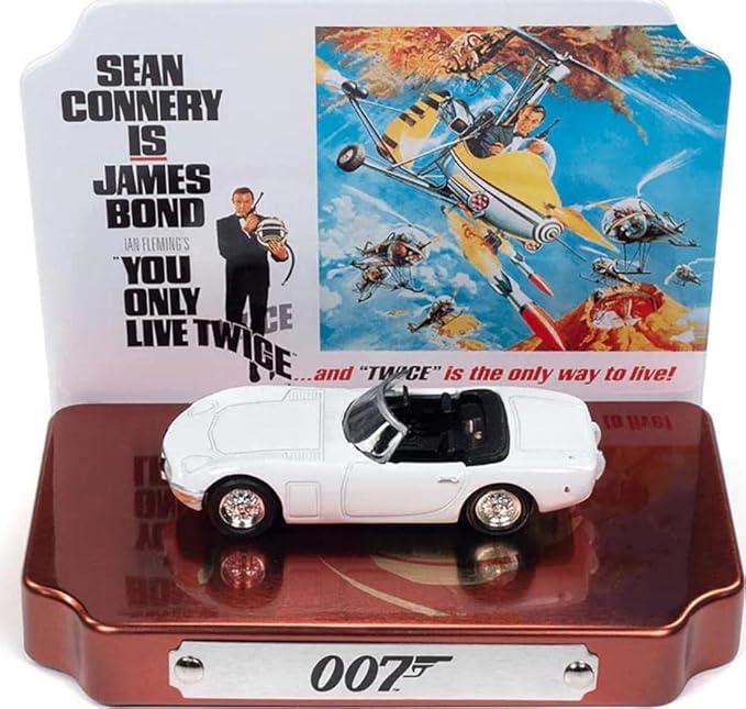 Johnny Lightning 1/64 ジェームズ ボンド トヨタ 2000GT 1967 ホワイト "007は2度死ぬ" JLSP305 [並行輸入品]