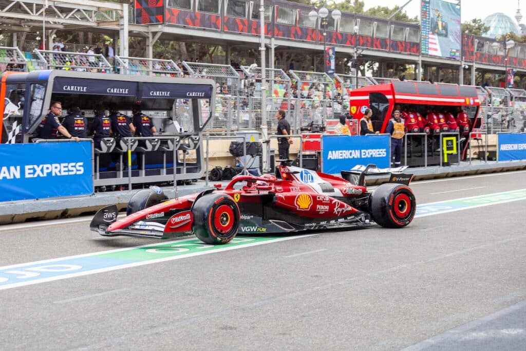 charles leclerc baku ferrari