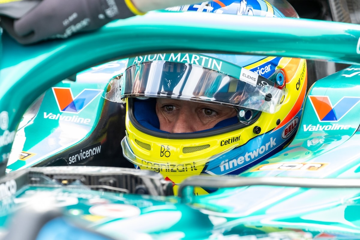 fernando alonso aston martin baku