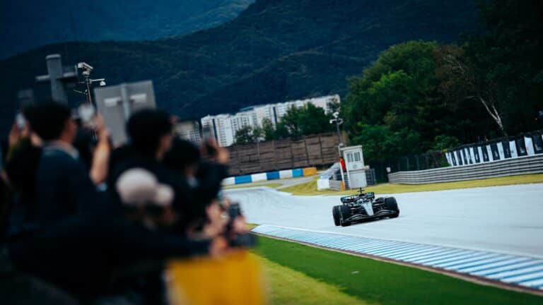 メルセデス、ボッタスのデモ走行でF1を再び韓国へ