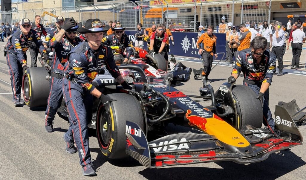 角田裕毅 アメリカGP red bull