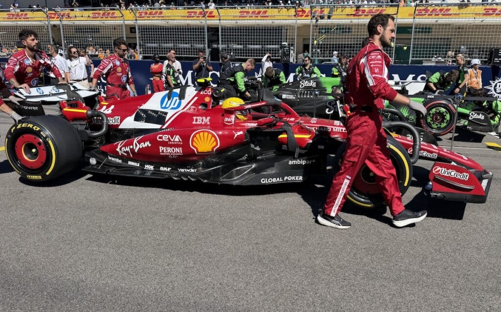 lewis hamilton ferrari austin