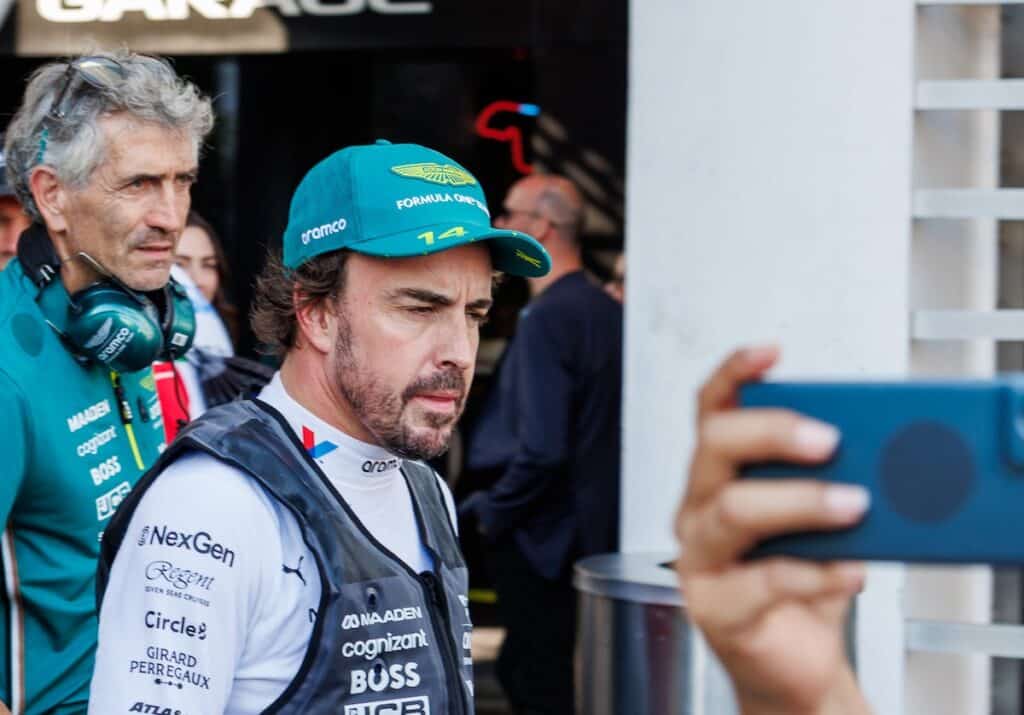 Fernando Alonso Aston Martin Mexico