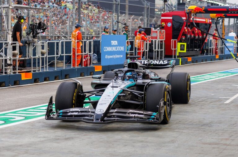 george russell singapore mercedes