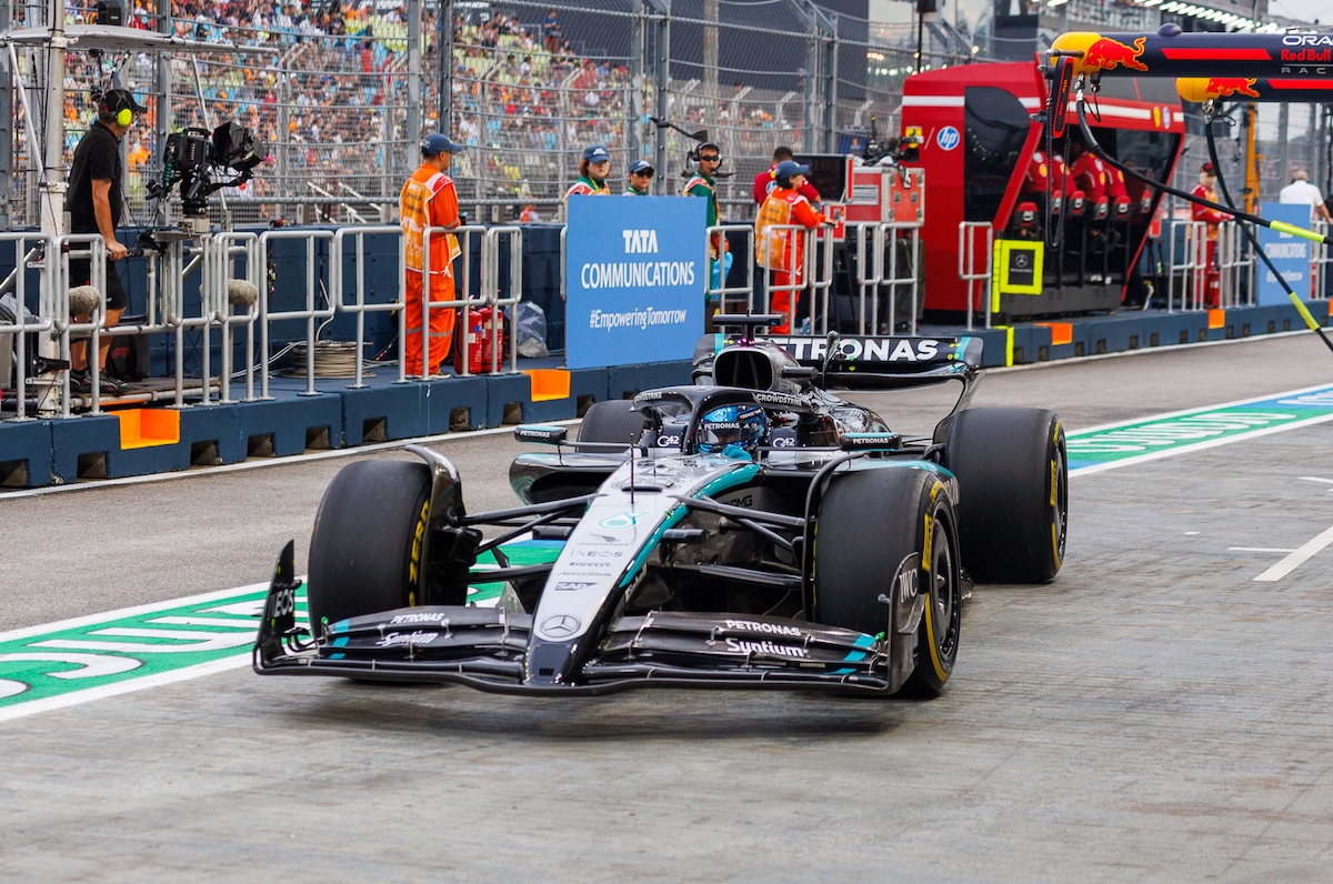 george russell singapore mercedes