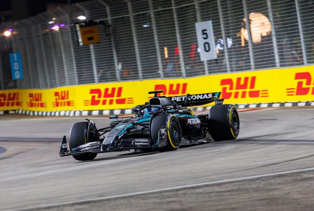 george russell singapore mercedes
