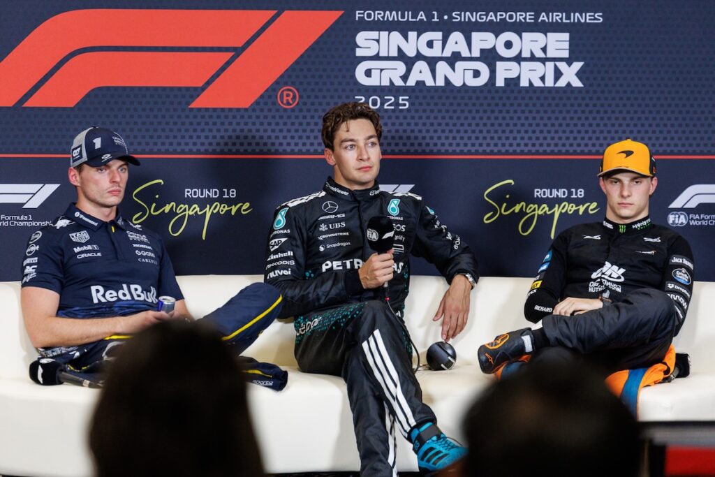 george russell singapore mercedes