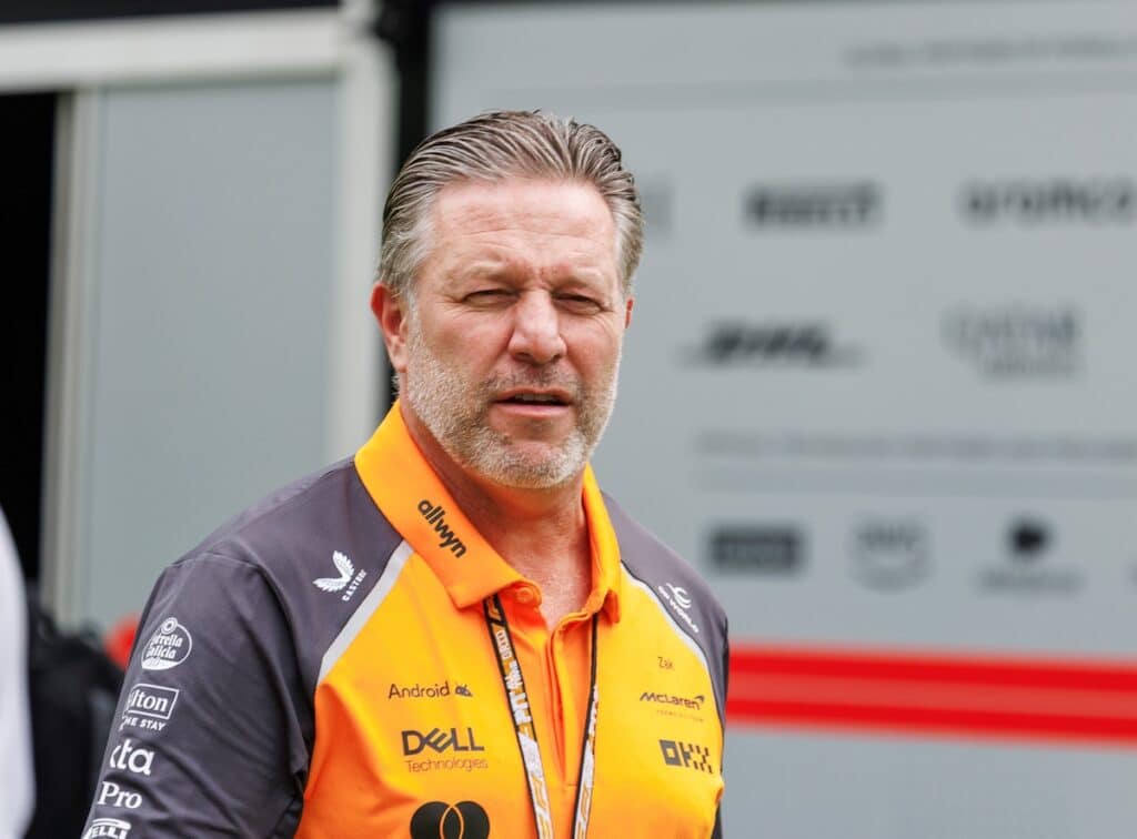 zak brown mclaren austin