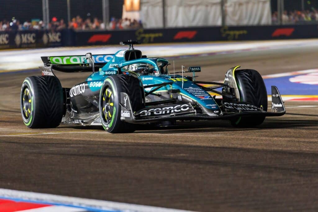 lance stroll aston martin sing