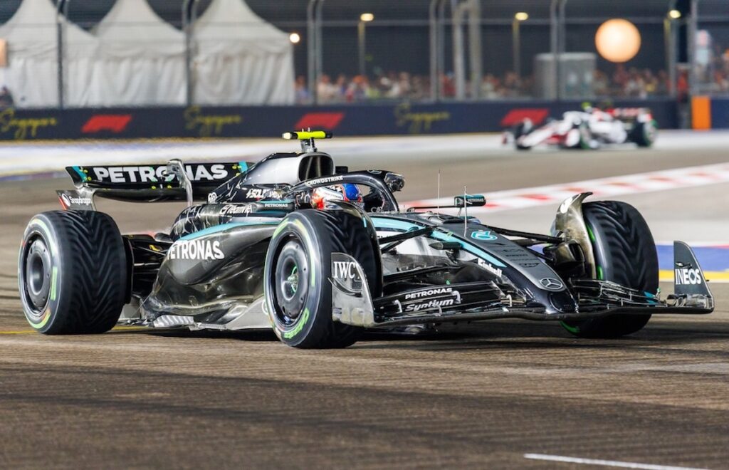 Kimi Antonelli Singapore Mercedes