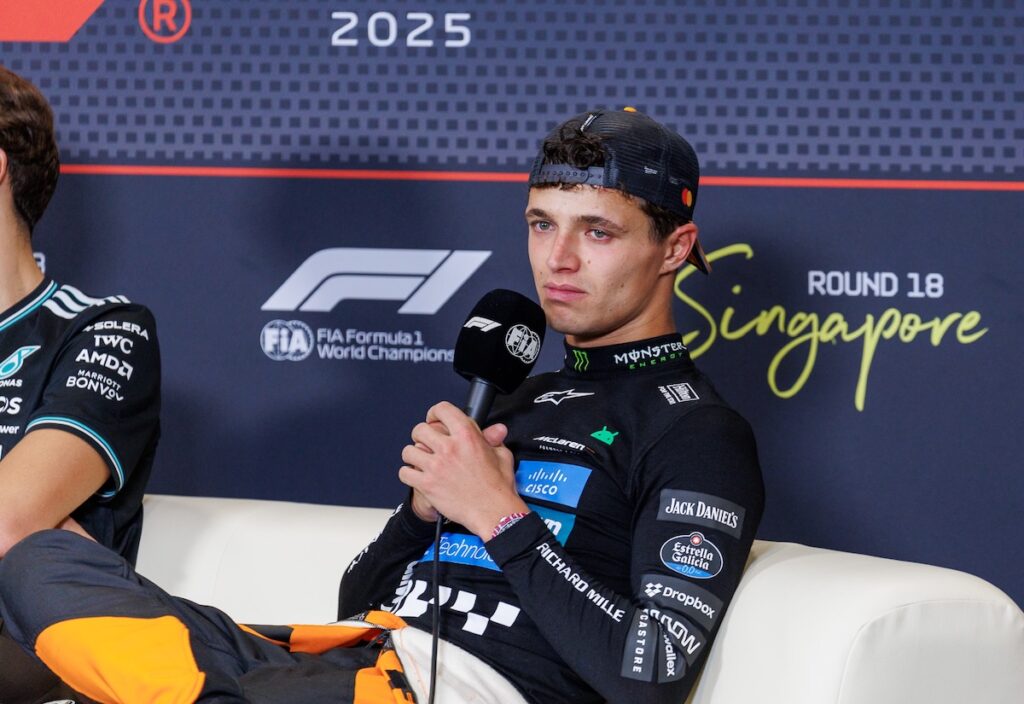 lando norris mclaren singapore
