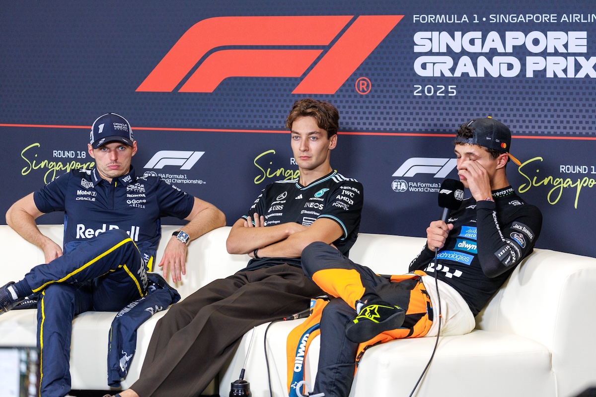 max verstappen 2nd place singapore gp 2025