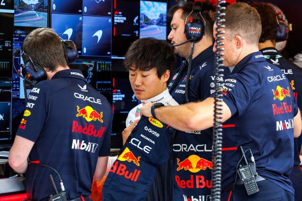 角田裕毅 アメリカGP red bull