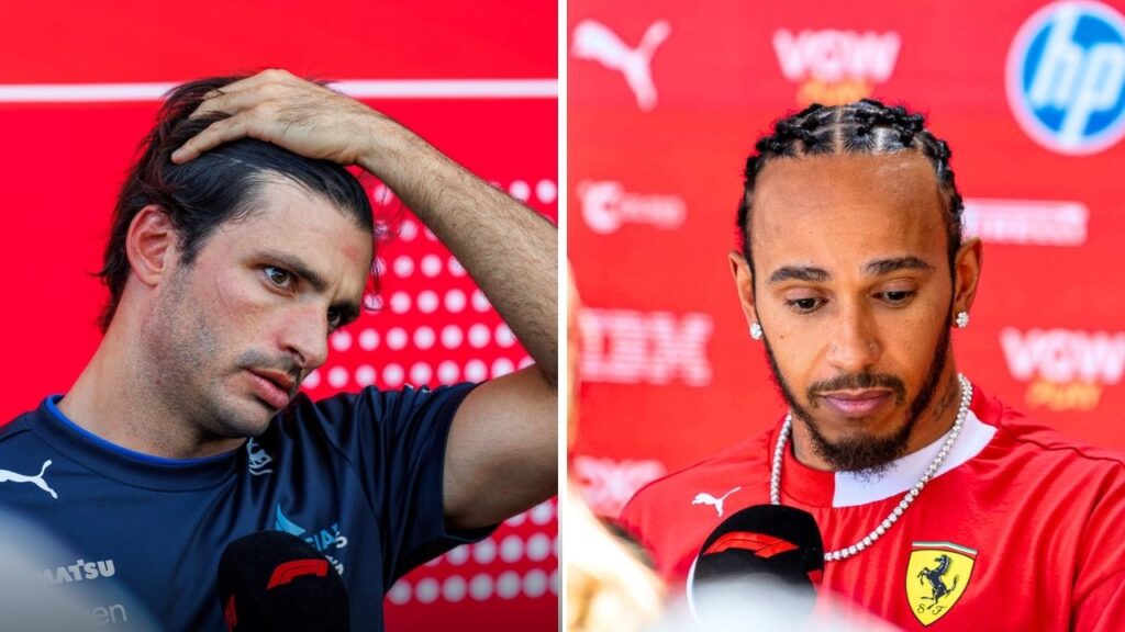 carlos sainz lewis hamilton 2025