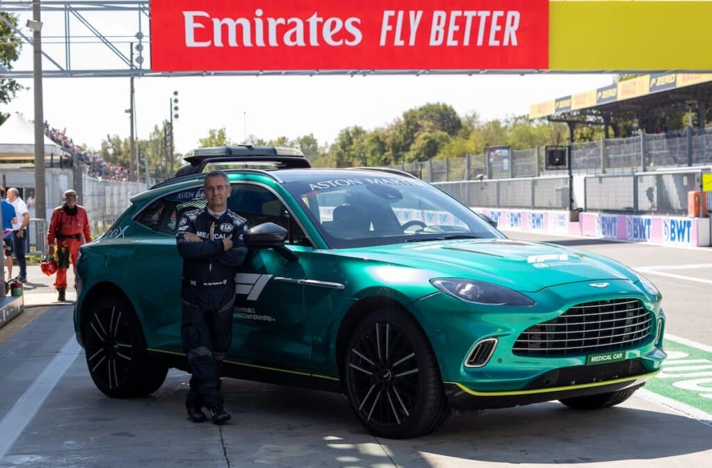 aston martin medical car