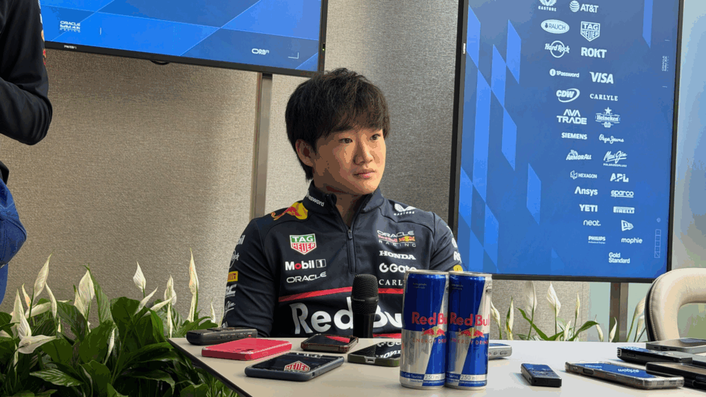 角田裕毅　ブラジルGP メディアデー