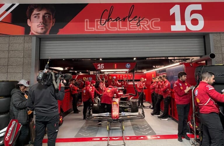 charles leclerc ferrari vegas