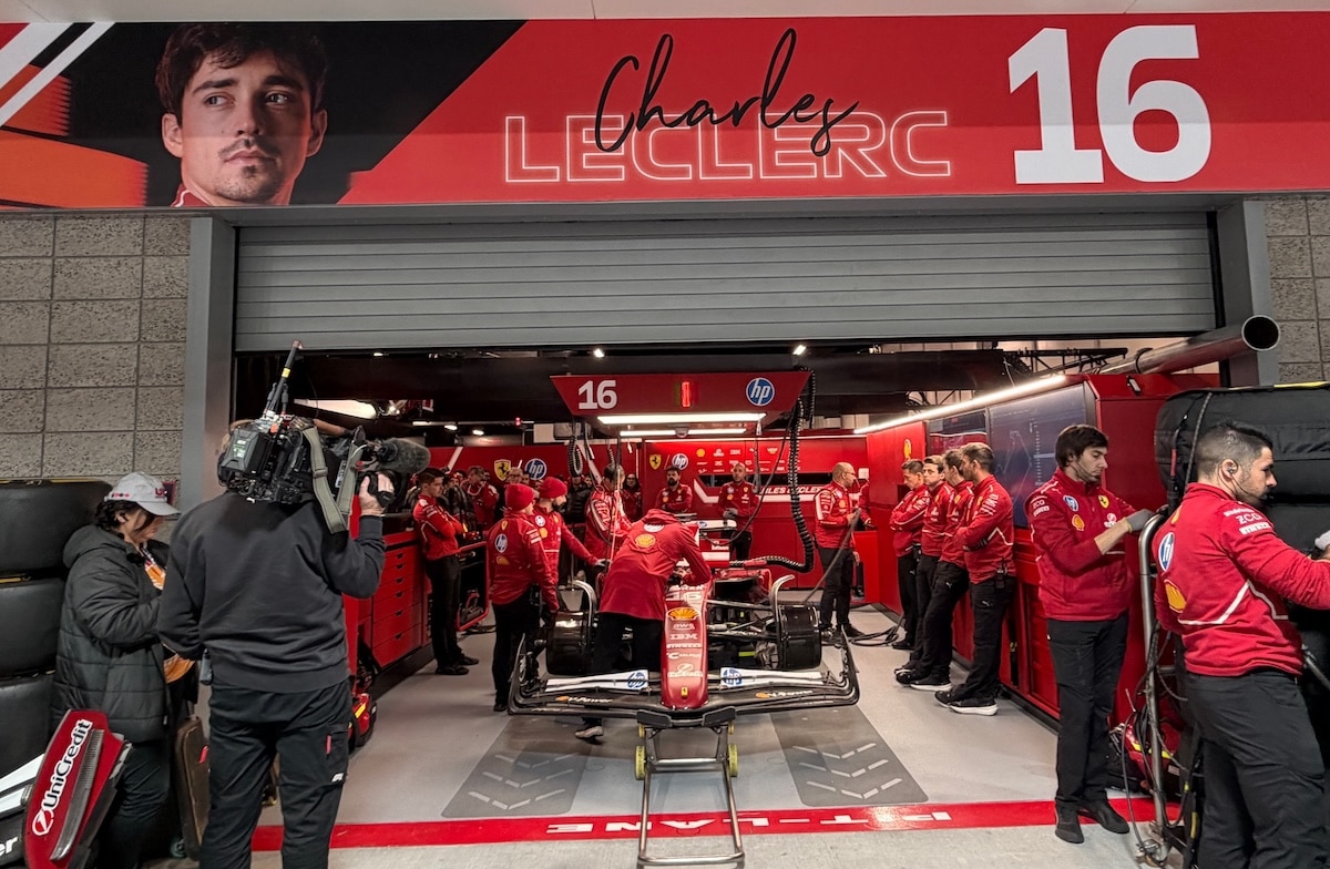charles leclerc ferrari vegas