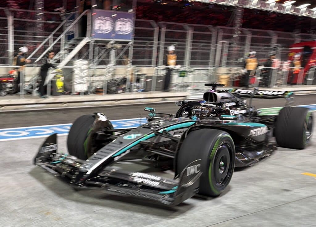 george russell mercedes vegas