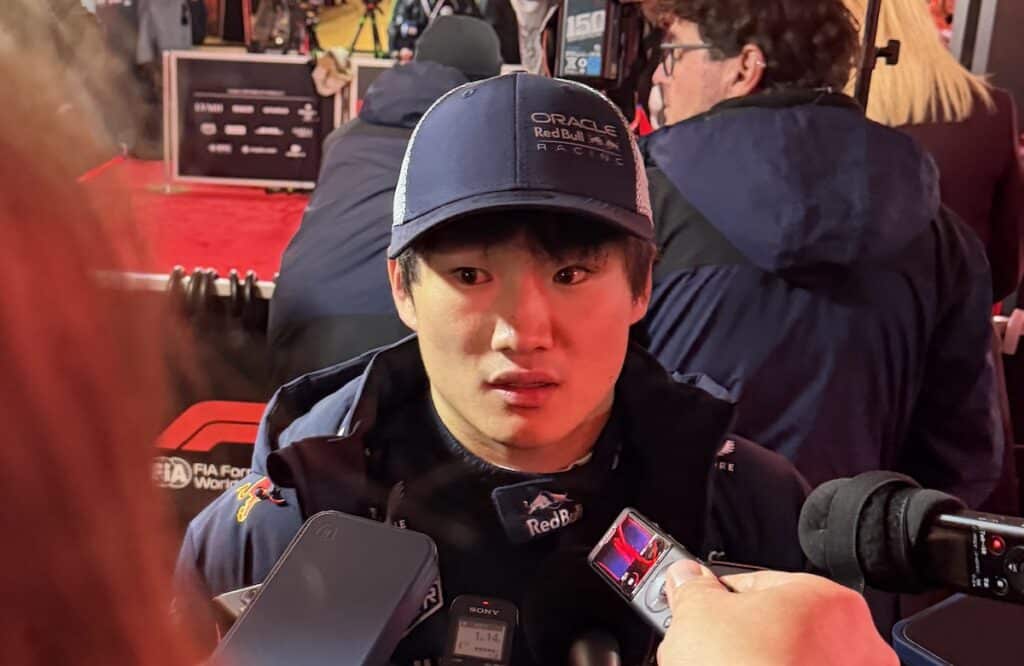 yuki tsunoda las vegas 2025