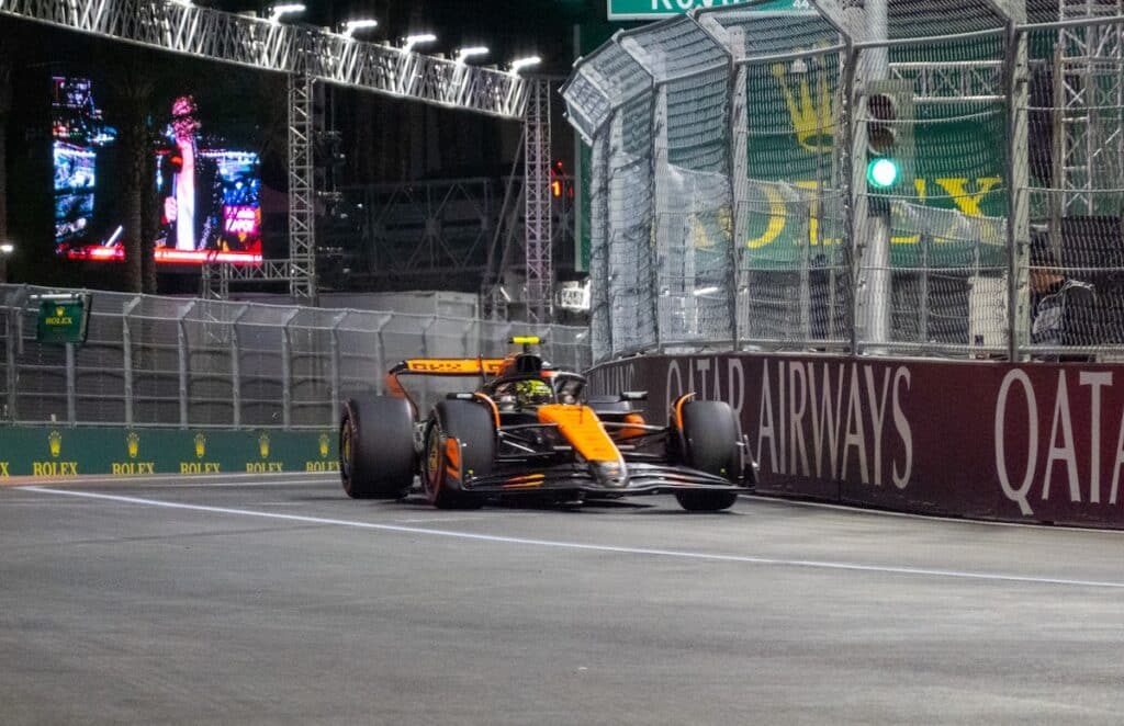 lando norris mclaren las vegas 2024