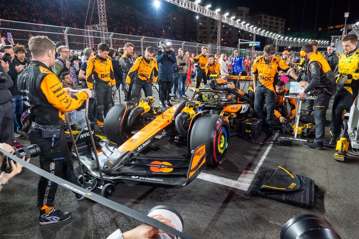 lando norris mclaren las vegas 2024
