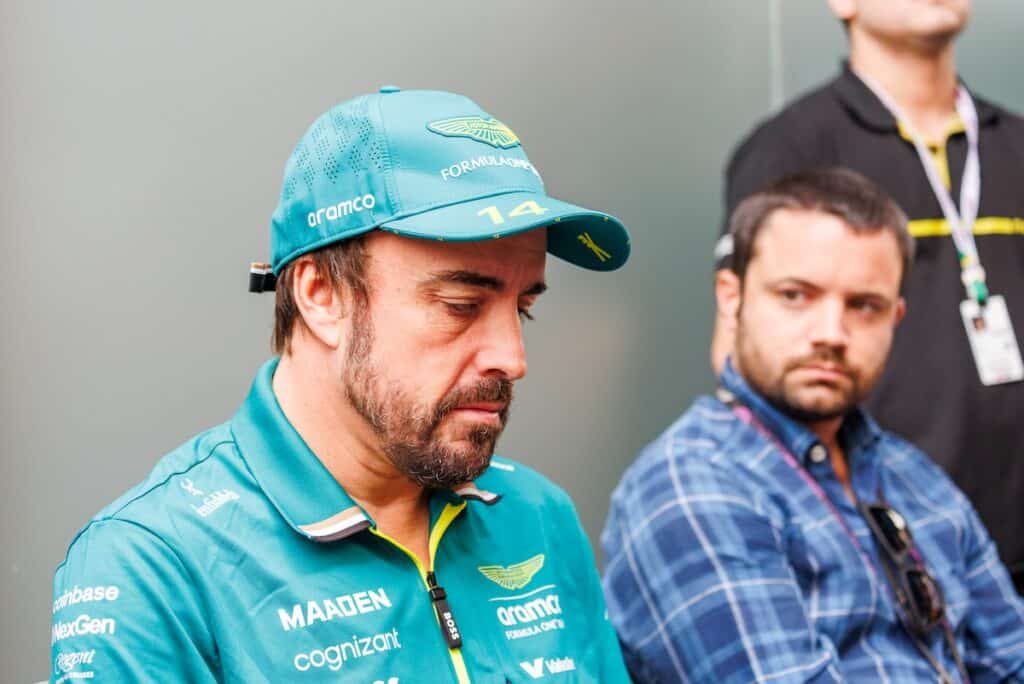 Fernando Alonso Aston Martin Brazil