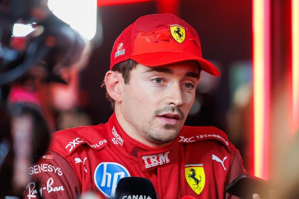 charles leclerc ferrari vegas