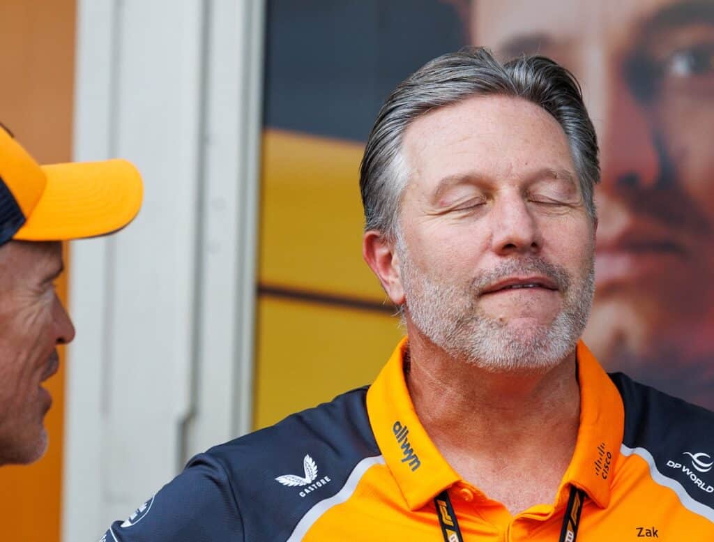 zak brown mclaren austin