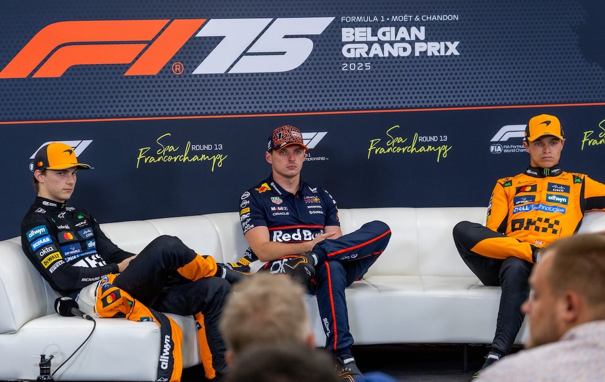 max verstappen ahead ahead of both mclaren