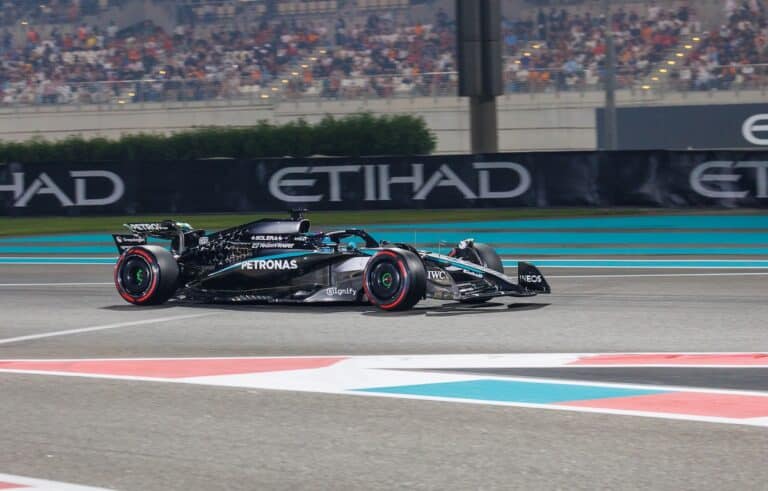 George Russell mercedes AD